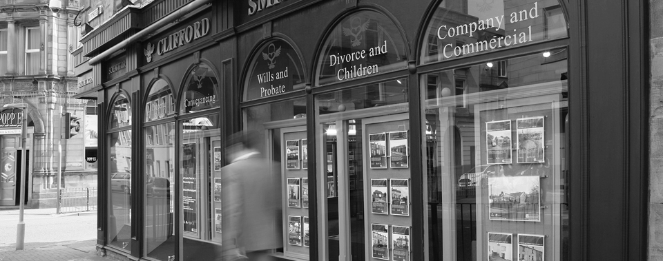 The Clifford Smith Sutcliffe shopfront on Manchester Road, Burnley